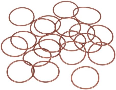 20pcs Fluorine Rubber O-Rings 42x38x2mm Metric FKM Sealing Gasket by Unknown