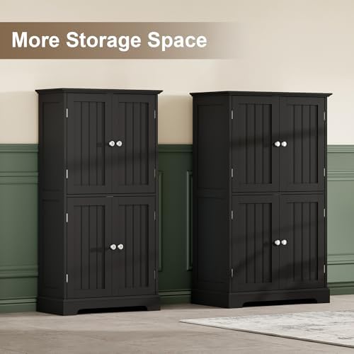 ChooChoo Bathroom Floor Cabinet with Adjustable Shelves - Image 4