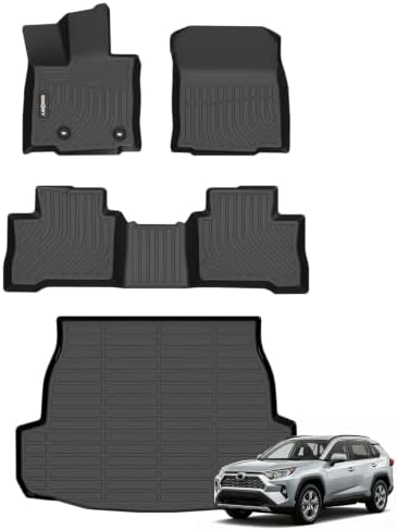 GINNOWY-Floor Mats & Cargo Liner for 2026 Toyota RAV4 Hybrid by GINOWY