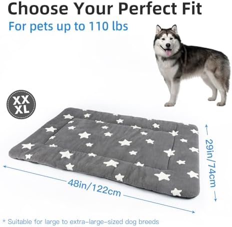 Mora Pets Dog Crate Pad Dog Bed for Crate Washable Flat Pet Kennel Mat Cute - Image 6