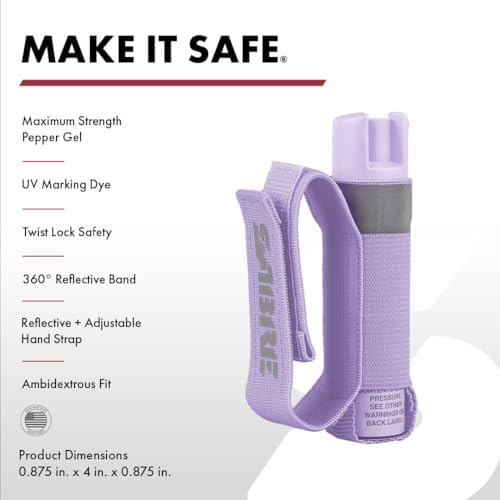 SABRE Runner Pepper Gel Spray for Running, Walking & Personal Safety - Image 2