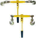 Ratchet Chain Binders 3/8''-1/2", 2 Pack Heavy Duty Load Binders with Grab Hooks, 9200 LBS Secure Working Load, Tie Downs for Grade 70 Transport Chain,for Towing,Hauling,Flatbed Trailers by Unknown