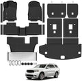 All Weather TPE Floor Mat Set for 2013-2015 Dodge Durango 7 Seats by TongamaAllWeatherFloorMats
