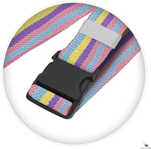 EMS XTRM Gait Belts for Seniors, Belt to Lift Elderly Standing Assist Aid Quick Release Buckle for Caregivers, Nurses, Home Health Aides, Physical Therapists (Plastic Buckle - Pastel) - Image 5