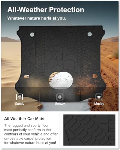 Kiwi Master Cargo Mat for 2015-2018 Jeep Wrangler JK with Center subwoofer - Image 3