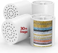 Longriver 4 Pack 33 Stage Universal Shower Filter Replacement Cartridge by DesignedforaSpa-LikeShower