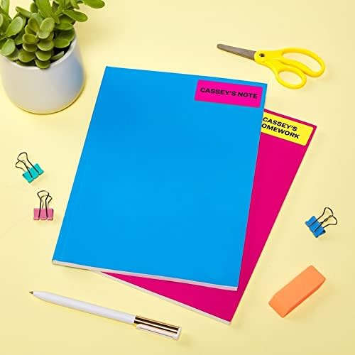 Avery Printable Address Labels with Sure Feed, 1" x 2-5/8", Assorted Neon Colors (Magenta, Green and Yellow), Laser & Inkjet Compatible, 450 Blank Labels Total (5979) - Image 2