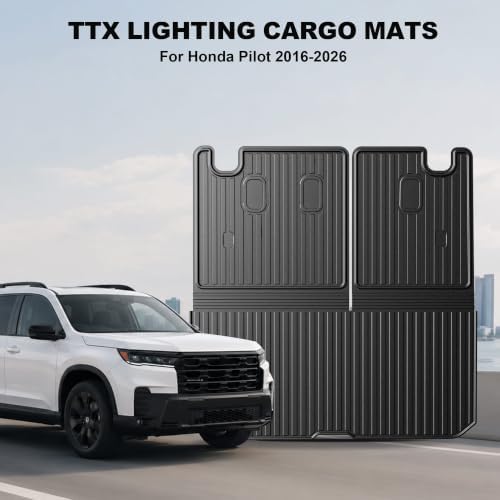 Cargo Mat & Backrest Mat Fit for Honda Pilot 2016-2025 2026 (No Elite) - Image 2