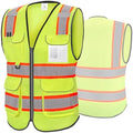 TICONN High Visibility Reflective Safety Vest for Men & Women, ANSI Class 2 by TICONN
