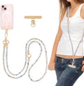 Crystal Phone Strap Crossbody Rhinestone Anti Theft Layered Strap Crossbody Gold Metal Buckles Cell Phone Neck for Women (Colour) by FUAHXYESFashionPhoneLayeredJewelry