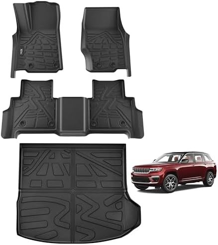 KARPAL Floor Mats for 2022-2025 2026 Jeep Grand Cherokee WL 5-Seat by KARPAL