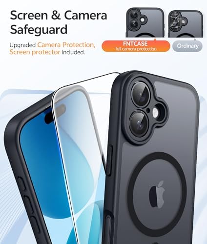 FNTCASE for iPhone 17 Case, Compatible with Magsafe, Glass Screen Protector - Image 4