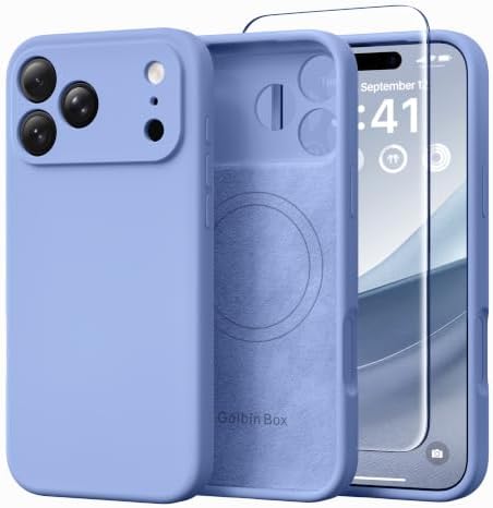 GolbinBox Magnetic for iPhone 18 Pro Case/17 Pro Case, Gulf Blue by GolbinBox