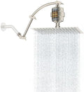 Hibbent 12'' Filtered Rain Shower Head, 16'' Extension Arm, Brushed Nickel by Hibbent