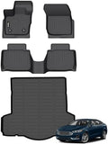 Floor Mats & Cargo Liner Fit for Ford Fusion 2017-2020 & Lincoln MKZ 2017-2020 All Weather Liners Custom Fit Ford Fusion 2017-2020 & Lincoln MKZ Waterproof Durable Easy to Clean Accessories by Wailtnb