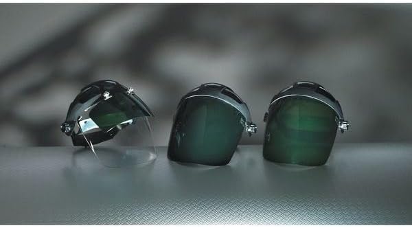 Sellstrom DP4 Face Shield - Lightweight Mask with High Impact Crown & Ratchet Headgear for Work, Grinding, Cutting - ANSI Z87.1 - Anti Fog Polycarbonate Window - Image 2