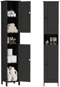 Homleke Tall Bathroom Storage Cabinet with 2 Doors, Slim Bathroom Cabinet by Homleke