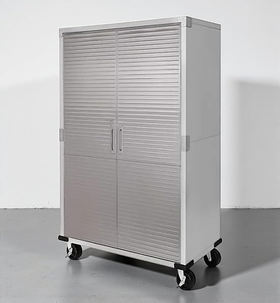 Heavy Duty Storage Solid Stainless Steel Cabinet by Unknown