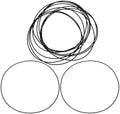 uxcell 10Pcs AS-050 NBR 70A O-Rings 5-1/4"ID x 1/16"CS/5.239"ID x 0.07"CS by uxcell
