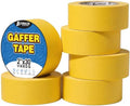 Gaffers Tape (2" x30 Yards) Heavy Duty, No Residue (6 Pack Yellow) by Unknown