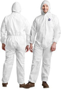 Medical Nation Hazmat Suits Disposable | 1 Pack, Small | Protective Coveralls with Attached Hood and Boots | Heavy Duty Full Body Painters Suit for Adults - Breathable & Water Resistant by MEDICALNATION