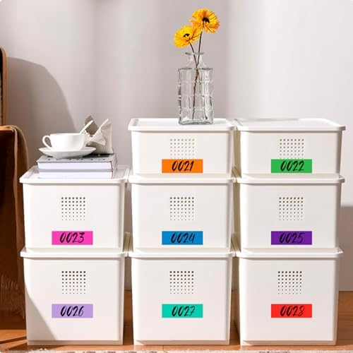 YSHIHE Colored Label Stickers,12 Colors,3 x 1 Inch Folder Labels-480 Pcs - Image 6