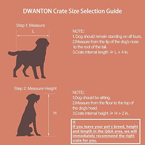 DWANTON 43.3" XXL Dog Crate Furniture with Cushion, Large Dog Kennel Indoor - Image 6