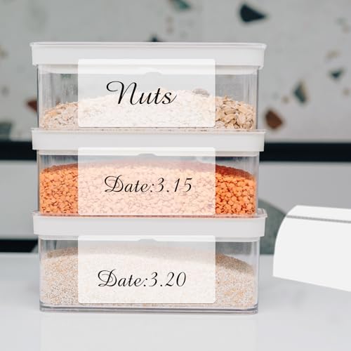 2" x 4" Transparent Thermal Label Stickers,Waterproof Thermal Printer Sticker Labels for Gift Wrapping, Self-Adhesive Name Price Tag DIY Custom Logo Design (250 pcs,Clear) - Image 5