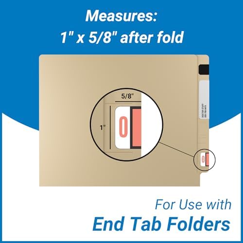 Doctor Stuff - File Folder Labels, Complete Set of Numbers 0-9, Tab Products 1282 Match - A1282 Series Chart Stickers, 1" x 1-1/4", 1 Each of 10 Rolls, 500/Roll - Image 5