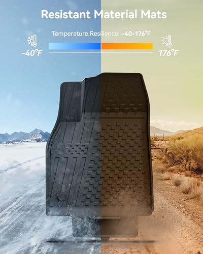 3W Tesla Model Y Juniper Floor Mats 5PCS (Not for Standard) Lumedge TPE - Image 5