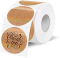 1.5 Inch Thermal Labels,Holographic Circle Direct Thermal Stickers,for Address Design DIY Logo Business(300 pcs/Brown dots) by Unknown