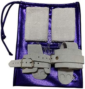 LIL'FOX 8"x10" Drawstring Gymnastics SMALL GRIP BAG 26x20cm - Lightweight Bag for Personal Equipment - Shiny Foil Rhinestones - Image 4