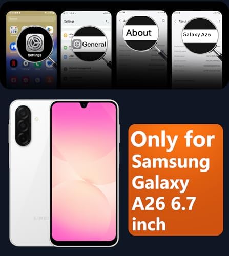FNTCASE for Galaxy A26 5G Phone Case, Fit for Magsafe, Screen Protector - Image 2