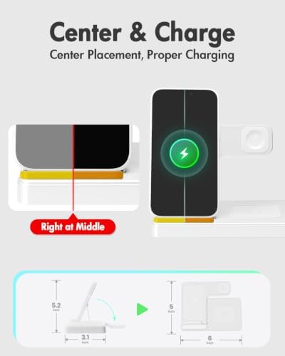 GETPALS Wireless Charger iPhone Charging Station for Apple Multiple Devices - Image 7