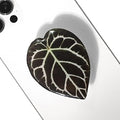 OnTheGrip Cute Acrylic Tropical Leaf Design Collapsible Expandible Mobile Phone Grip Stand Holder for Smartphone Tablet Cell Phone Accessory (Crystallinum Dark) by OnTheGripofficial