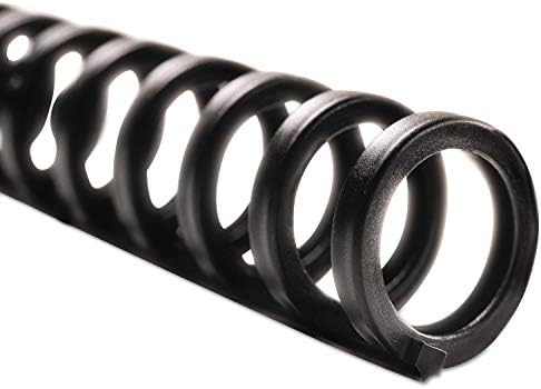 Swingline GBC 2515662 ProClick Easy Edit Spines, 5/16-Inch Diameter, 45 Sheet Capacity, Black, 25/Pack by Swingline