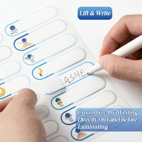 Waterproof Name Labels for Kids Daycare 320 Pcs, Astronaut - Image 4