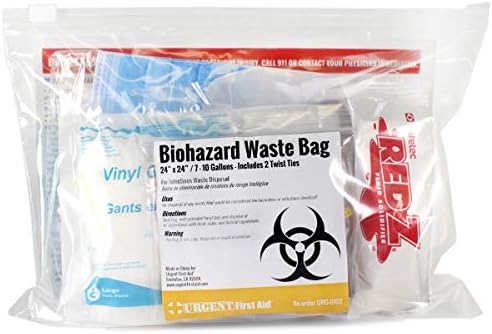 22 Piece Bodily Fluid Cleanup Pack/Bloodborne Pathogen Kit - OSHA Compliant (Pack of 3) - Image 3
