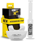 Nxtrnd One Pro Football Mouth Guard, Interchangeable Strap, Fits Adult & Youth (White) by NXTRND