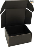 100 Pack 4x4x2'' Small Shipping Boxes, Corrugated Cardboard Mailers by CH-BOX