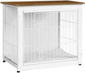 DWANTON 27" Dog Crate Furniture, Dog Kennel Indoor, with Waterproof Cushion by DWANTON