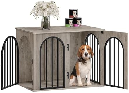 Hzuaneri 31.5'' Dog Crate Furniture,Dog Kennel Indoor for Small/Medium Dogs by Hzuaneri