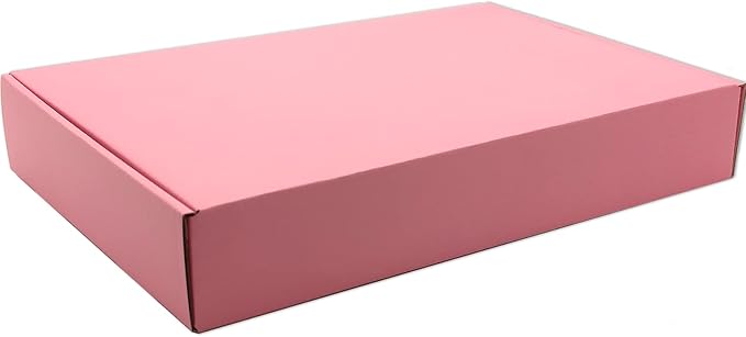 Pink Shipping Boxes for Small Business Pack of 25-11x8x2 inches Cardboard - Image 5