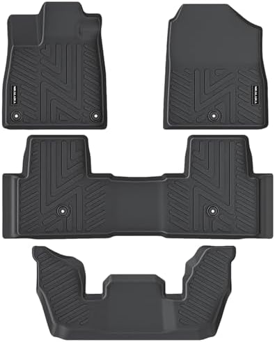 Floor Mats for Honda Pilot 2023 2024 2025 2026 All Weather Protection - Image 2