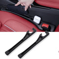 Car Seat Gap Organizer,Seat Gap Filler with Seat Belt Holes,Universal Fit for SUV/Truck/Pickup(Black,2Pack) by SmeytaCarAccessoriesSupply