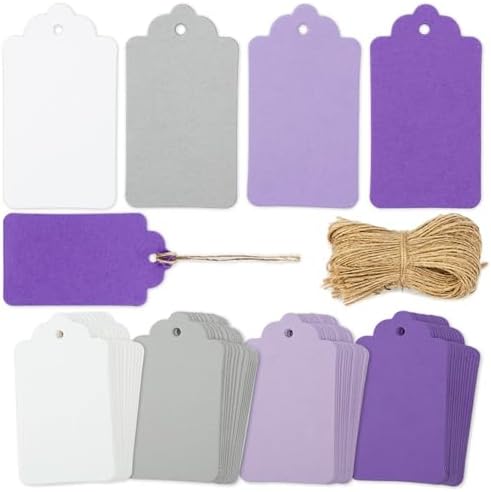 SallyFashion 170 PCS Gift Tags with String Attached, 1.8X3.4 inch by sallyfashion