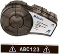 Brady Authentic (M21-500-595-BR) All-Weather Vinyl Label for Indoor/Outdoor ID, Lab and Equipment Labeling, White on Brown- ForM210, M210-LAB, M211, BMP21-PLUS and BMP21-LAB Printers, .5" W, 21' L by BradyCorp