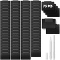 Mr. Pen - Storage Bin Labels Clip On Set, 77 pcs by MrPen