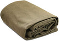 WHITEDUCK Pack of 2 Canvas Tarp Heavy Duty Water Repellent 18 oz. UV Resistant, Rustproof Grommets, Industrial & Commercial Cloth Tarp (Cut Size: 7'x9', Finished Size: 6'6" x 8'6", Olive) by WHITEDUCK