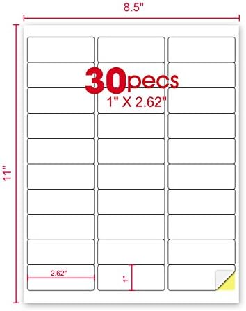 Address Labels 1" x 2-5/8" Sticker Paper - Image 2